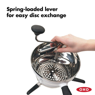 OXO disassembled dishwasher-ready parts for easy cleaning convenience