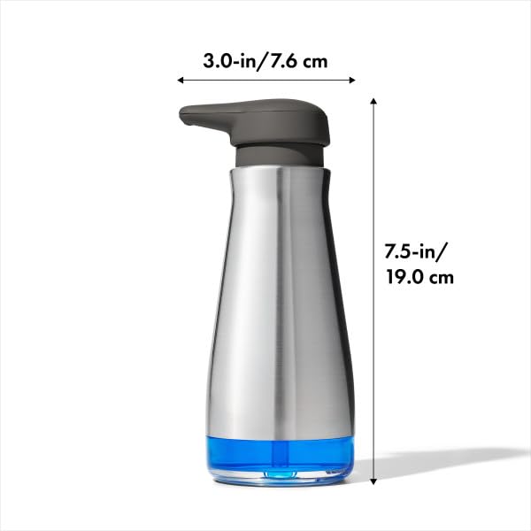 OXO dispensador sobre encimera con utensilios, aporta orden y aspecto profesional