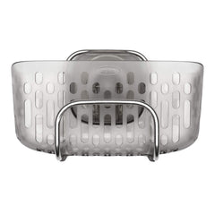 OXO organizador frontal mostrando su capacidad y orden en fregadero