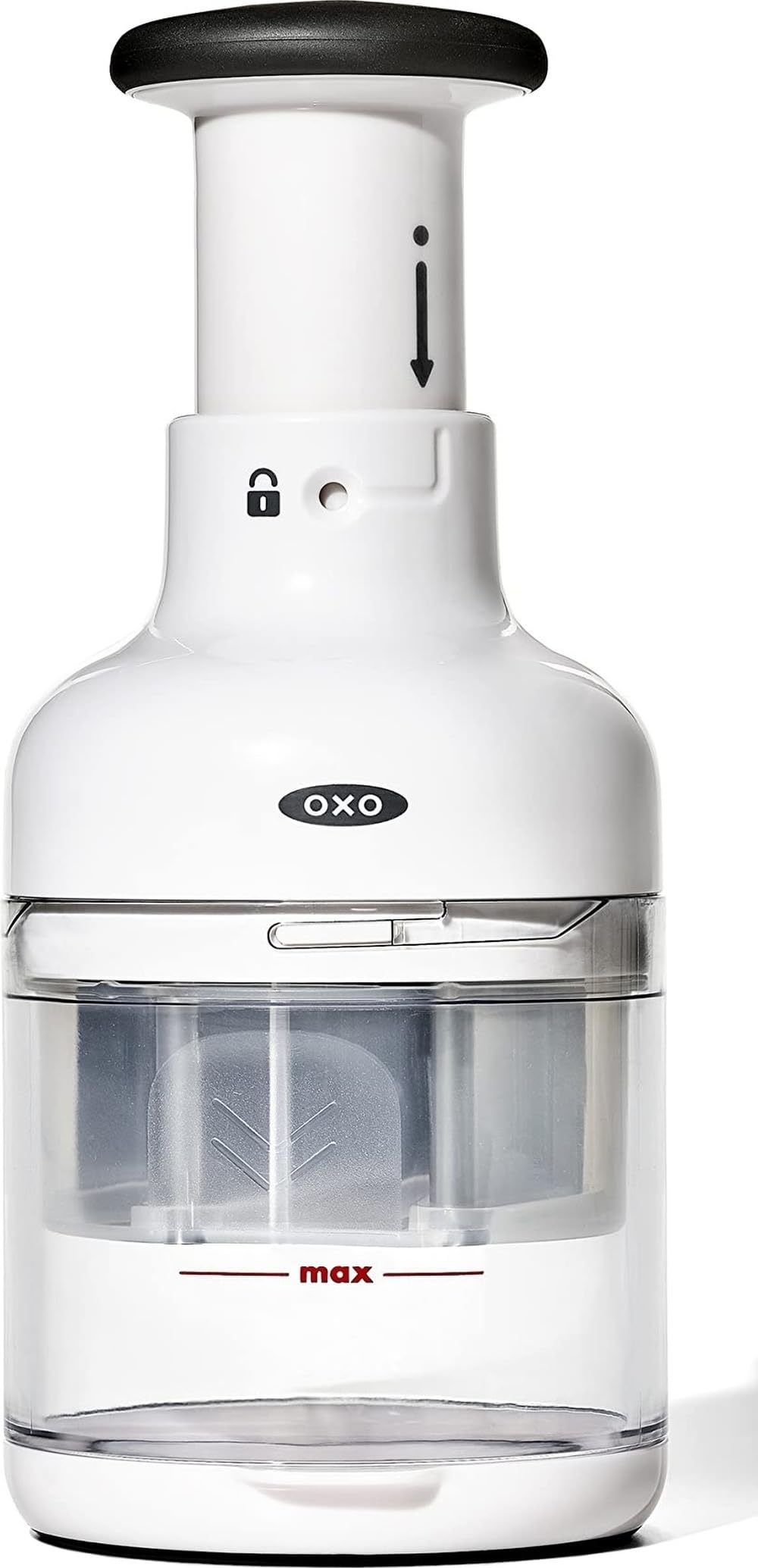 OXO Good Grips vista frontal producto compacto y fácil de usar
