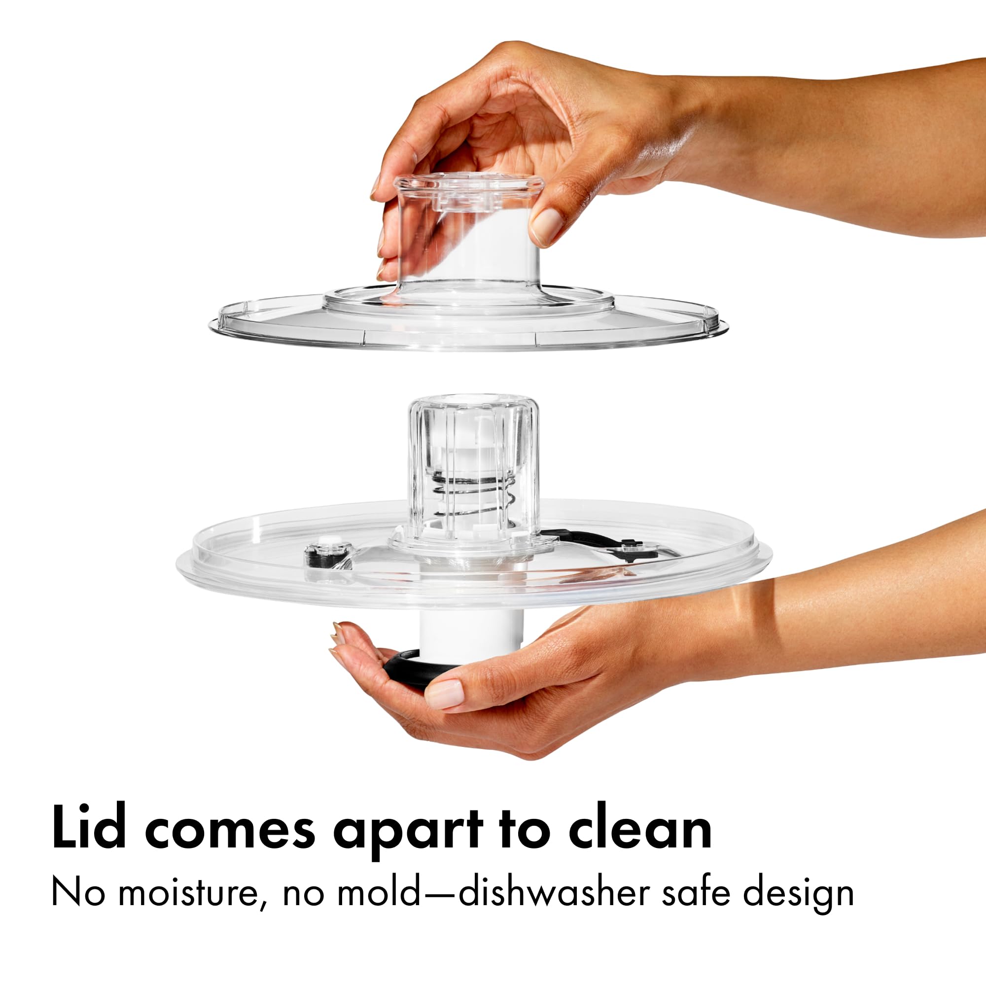 OXO bowl used as serving dish showcasing glass clarity and presentation