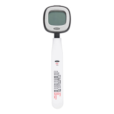 OXO termómetro frontal con pantalla grande y lectura rápida