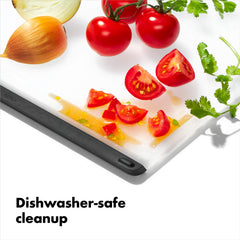 OXO Good Grips non-slip feet detail providing stable, safe chopping