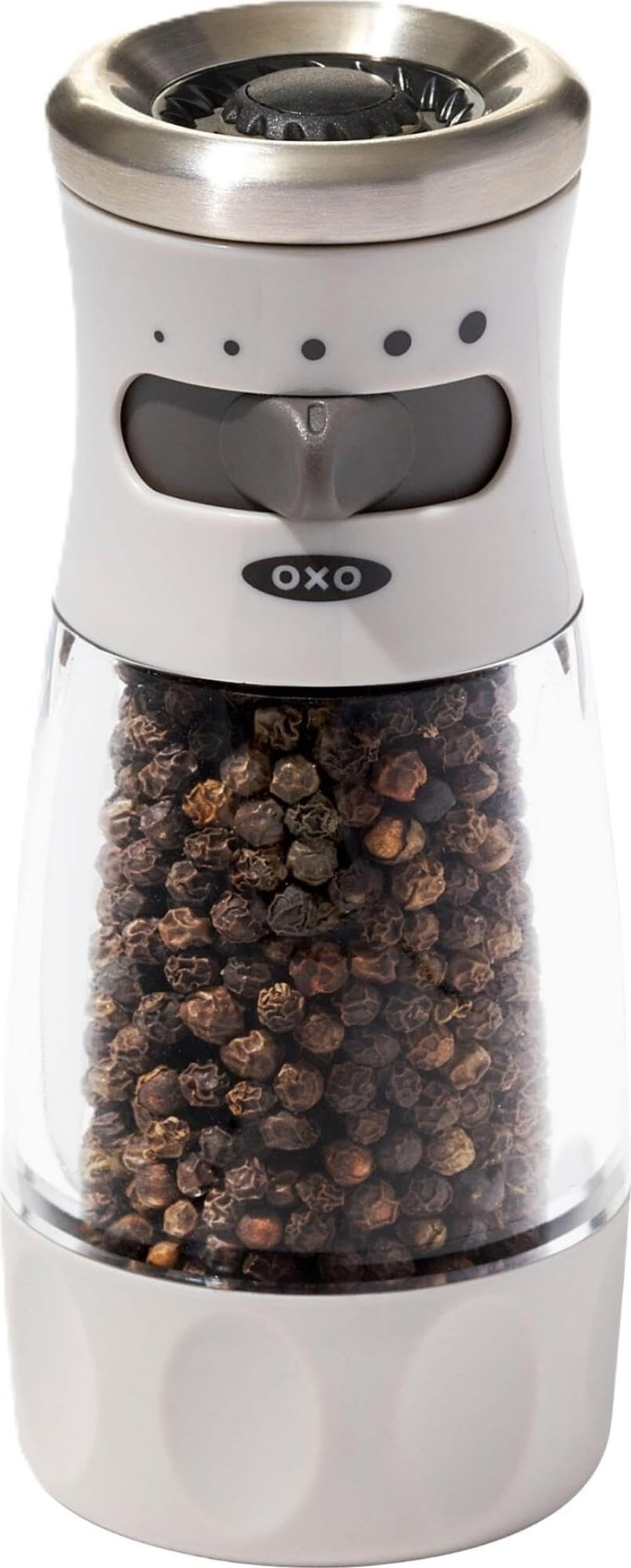 OXO molinillo frontal elegante y listo para usar en mesa
