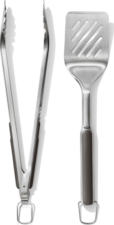 OXO espátula frontal con agarre seguro y control al voltear