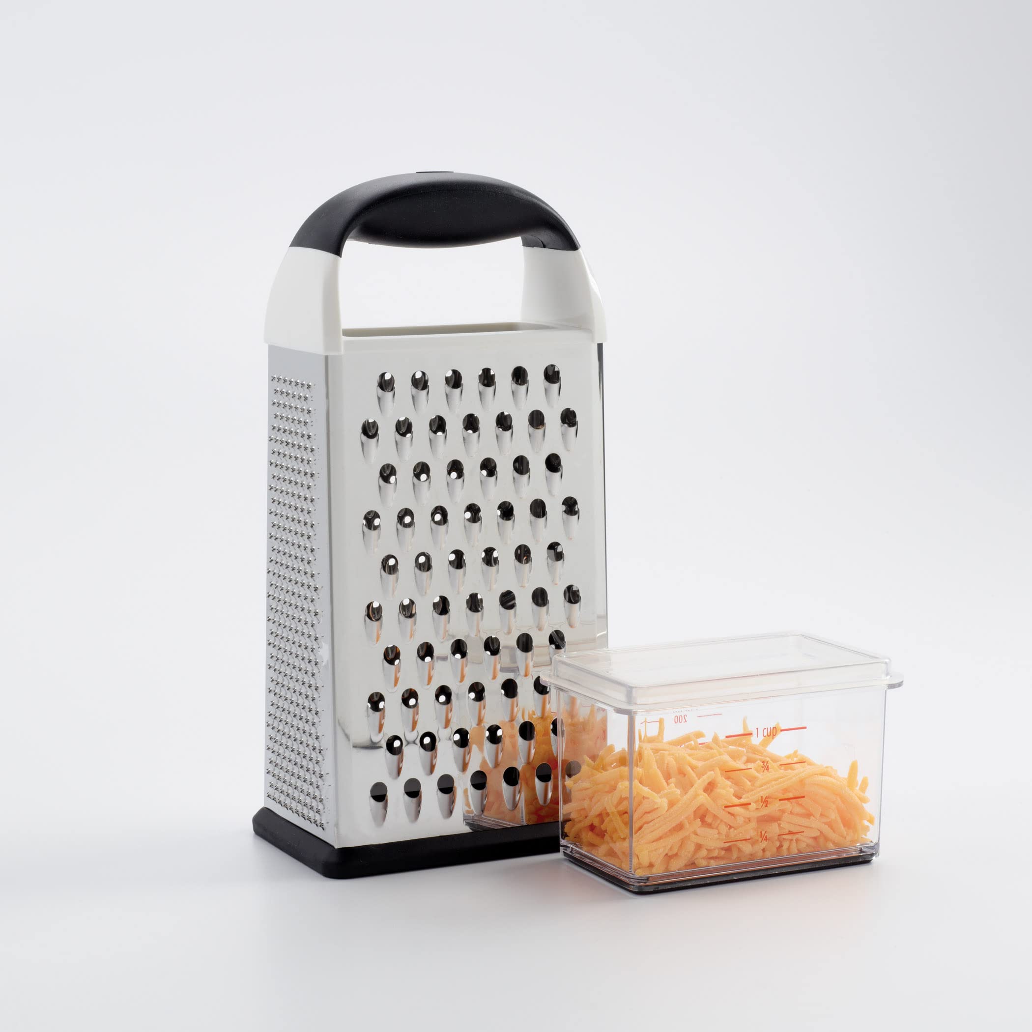 OXO recipiente con tapa y base antideslizante, guarda y mide ingredientes