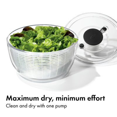 OXO Good Grips inner basket detail illustrating drainage and fast drying