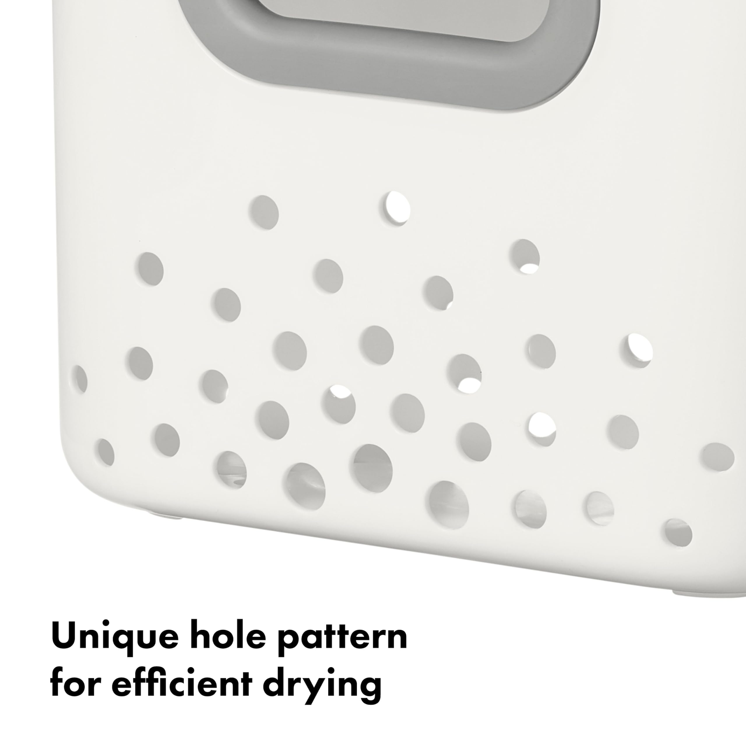 OXO Tot orificios de ventilación diseñados para drenaje y secado rápido