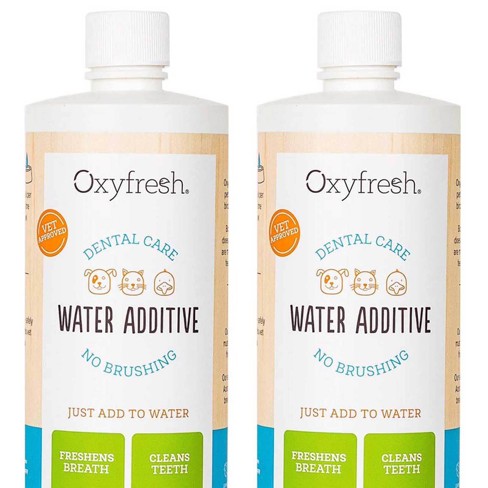 Oxyfresh envase frontal mostrando etiqueta clara y beneficio de aliento fresco