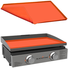 OZG vista frontal de la funda 22" protegiendo la plancha Blackstone