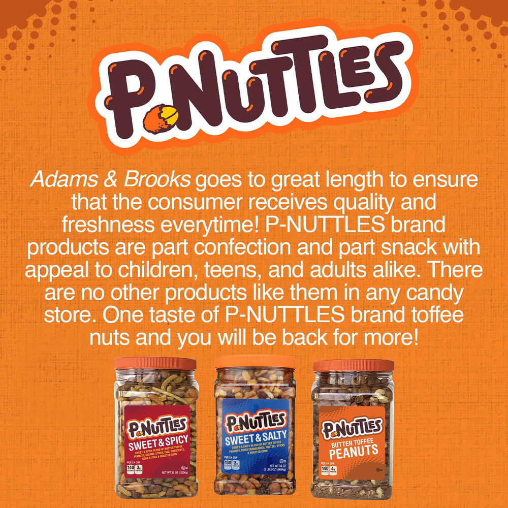 P-Nuttles label close-up showing Kosher and made-in-USA credentials
