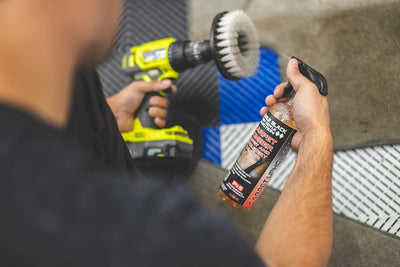 P & S PROFESSIONAL DETAIL PRODUCTS mixing dilution in bucket, illustrates adjustable strength