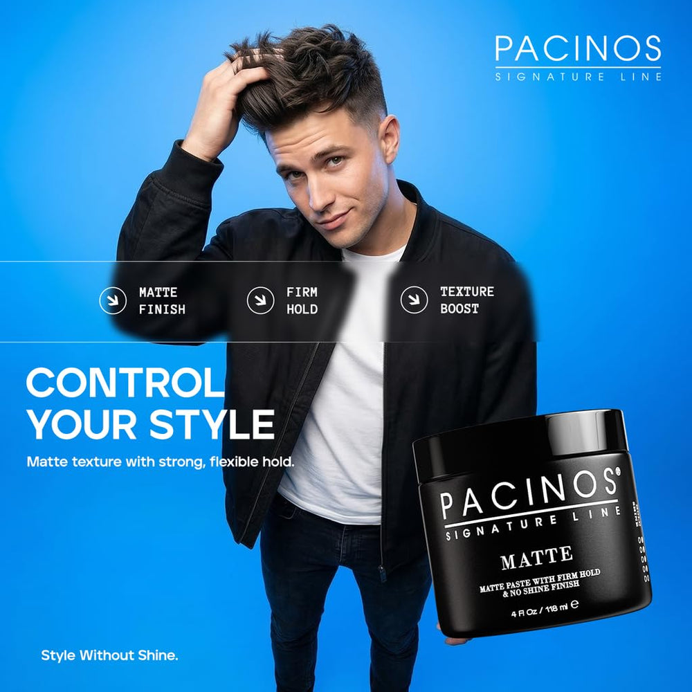 Pacinos estilo Caesar modelado con acabado mate natural