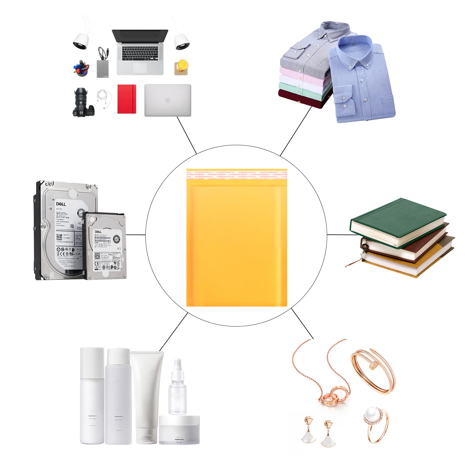 packbabol sobre etiquetado listo para envío profesional y ordenado