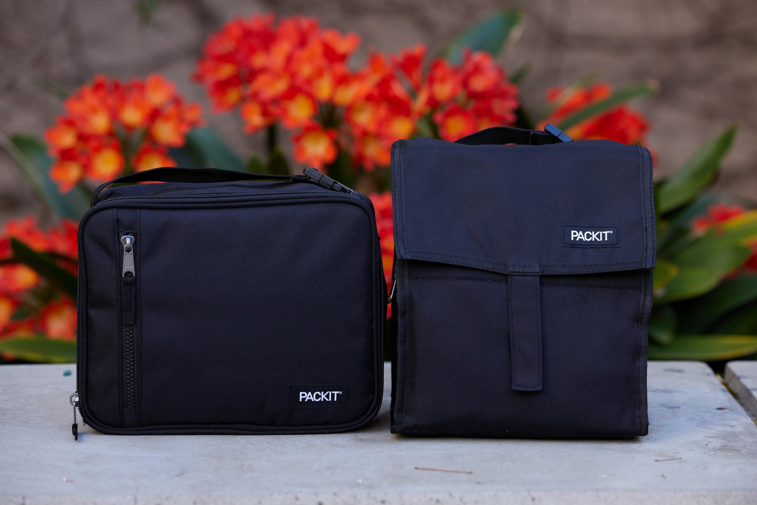 PackIt with Mod Lunch containers showing size fit and packing versatility benefit