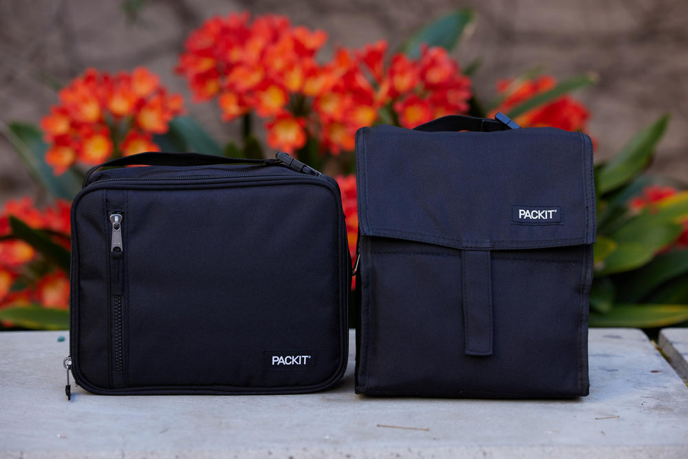 PackIt with Mod Lunch containers showing size fit and packing versatility benefit