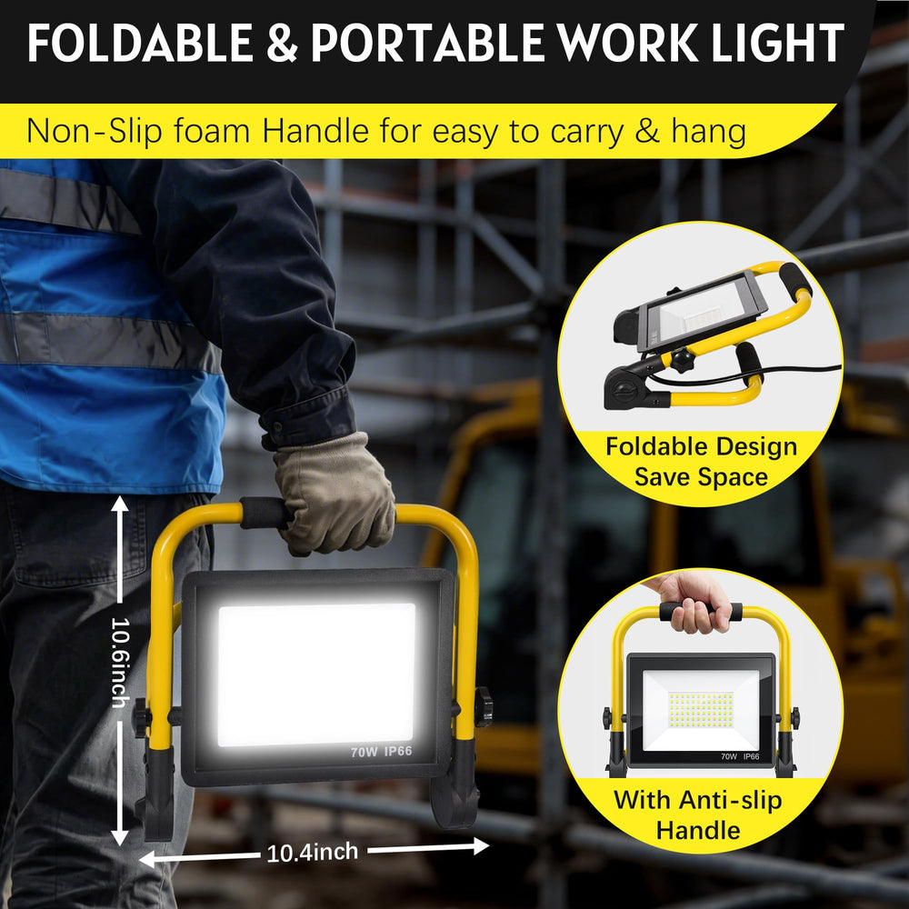 PACOLIT P iluminando un garaje por su potencia y cobertura