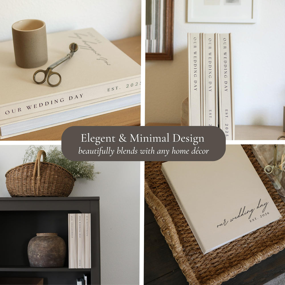 Paige McRae Home & Decor esquinas y cierre robusto que protegen memorias