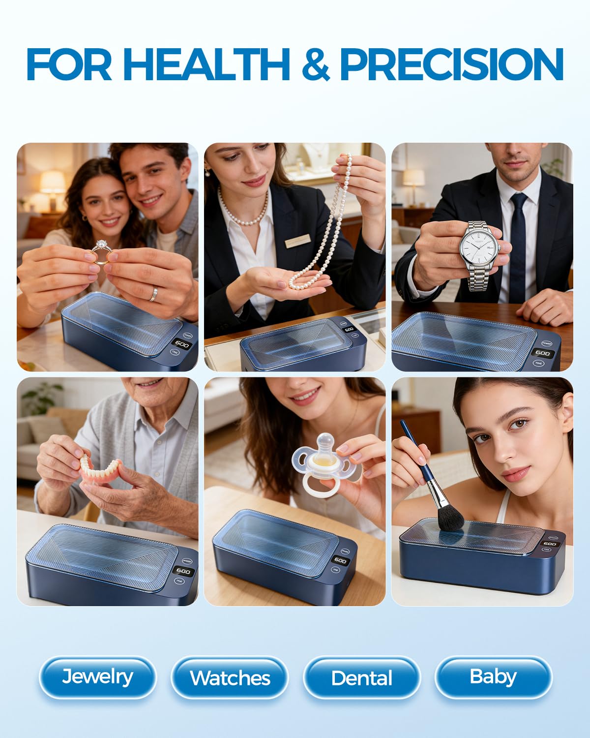 PAKCQNH cesta y accesorios incluidos listos para empezar limpieza inmediata