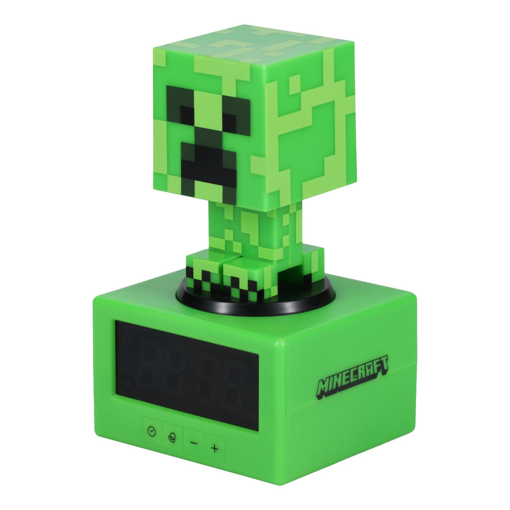 Paladone Creeper junto a una mano para comparar tamaño real