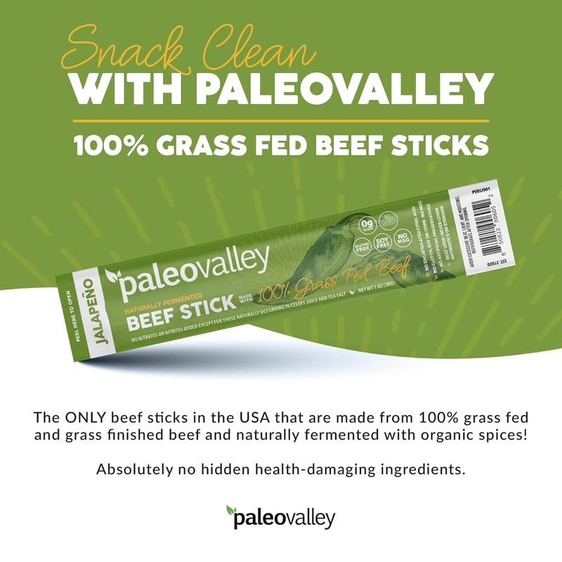 Paleovalley en escena exterior como snack portátil para aventuras