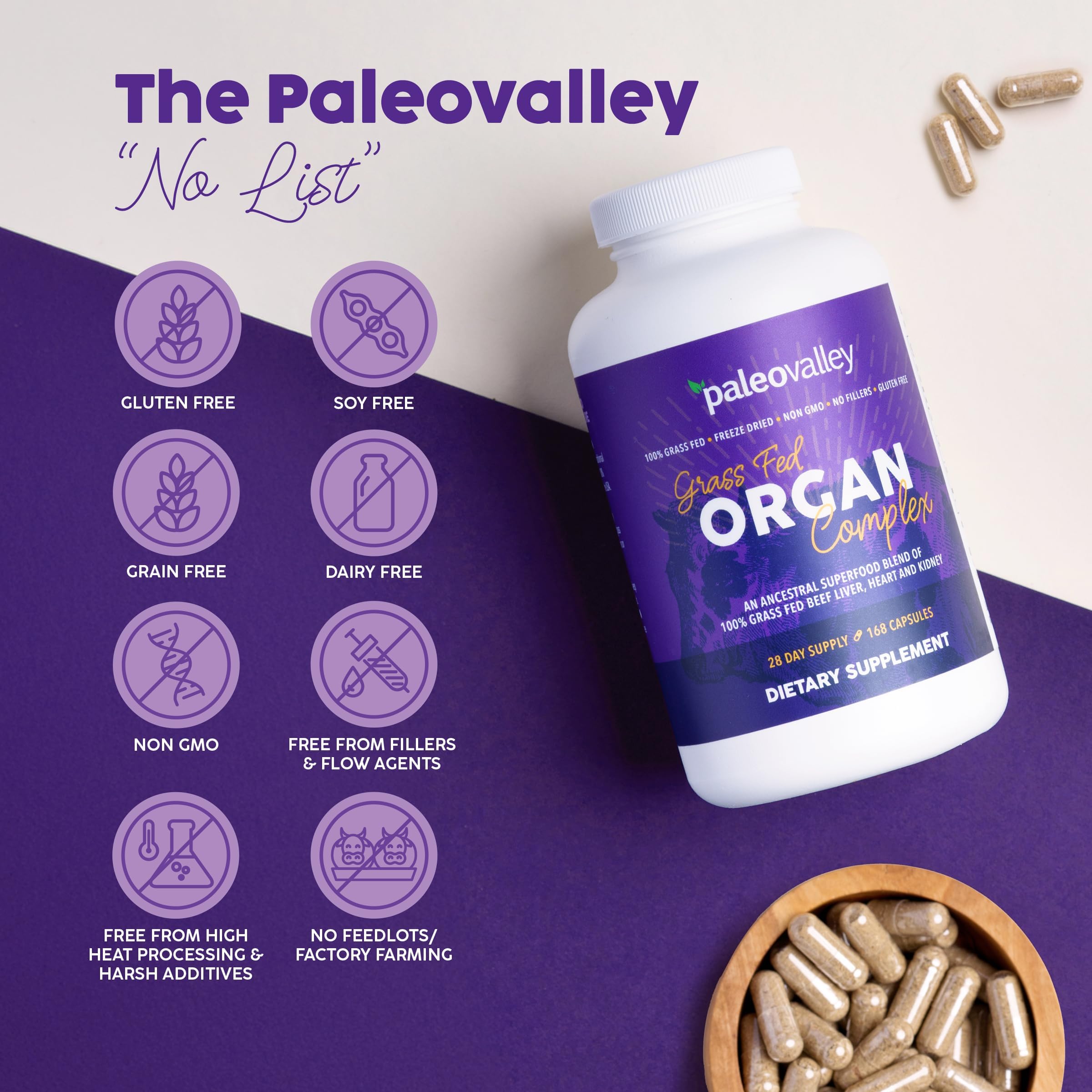 Paleovalley etiqueta con lista de ingredientes favoreciendo transparencia