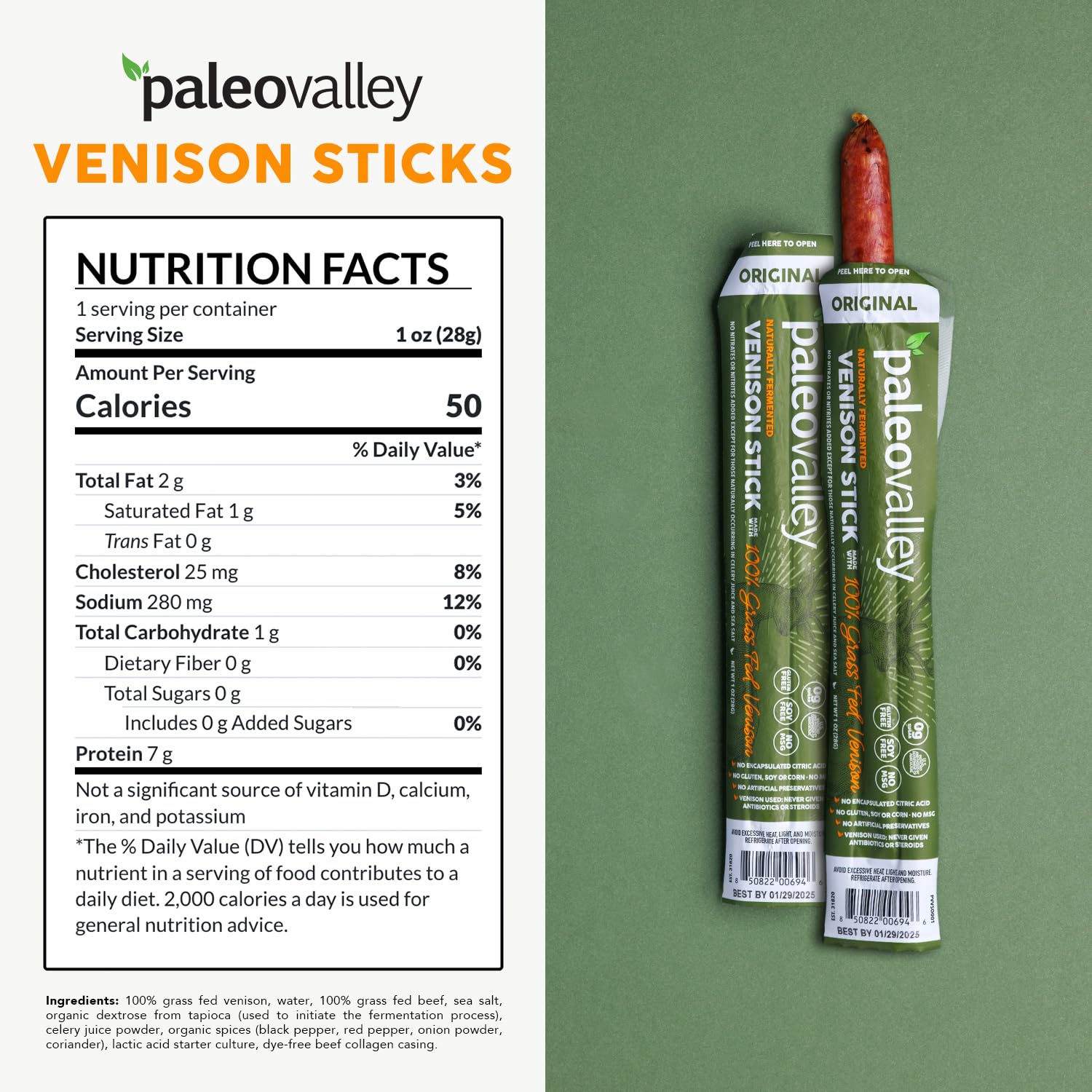 Palito Paleovalley sobre fondo exterior mostrando snack ideal para actividades