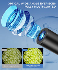 PalliPartners objective turret detail highlighting multiple magnification choices