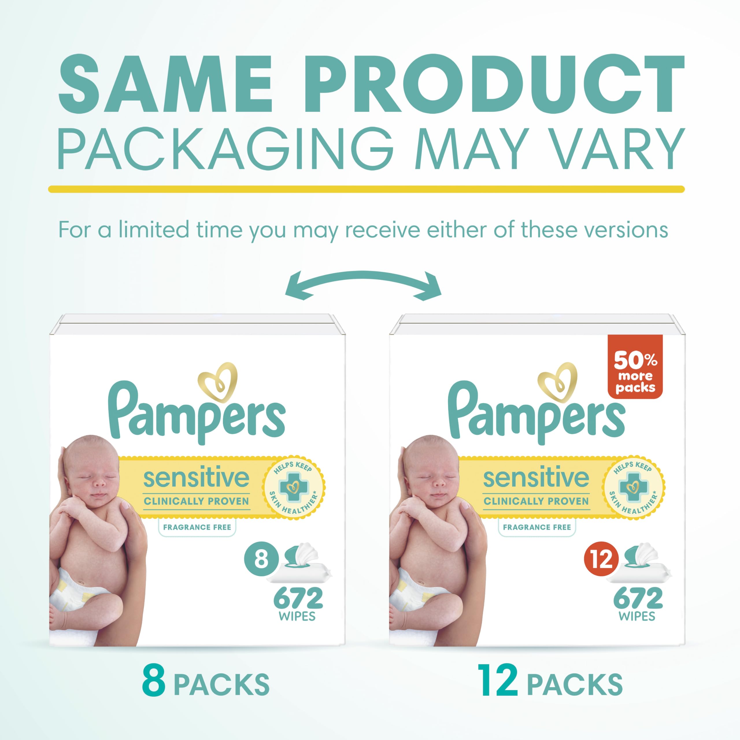 Pampers detalle de textura de la toallita, suave y absorbente para limpieza