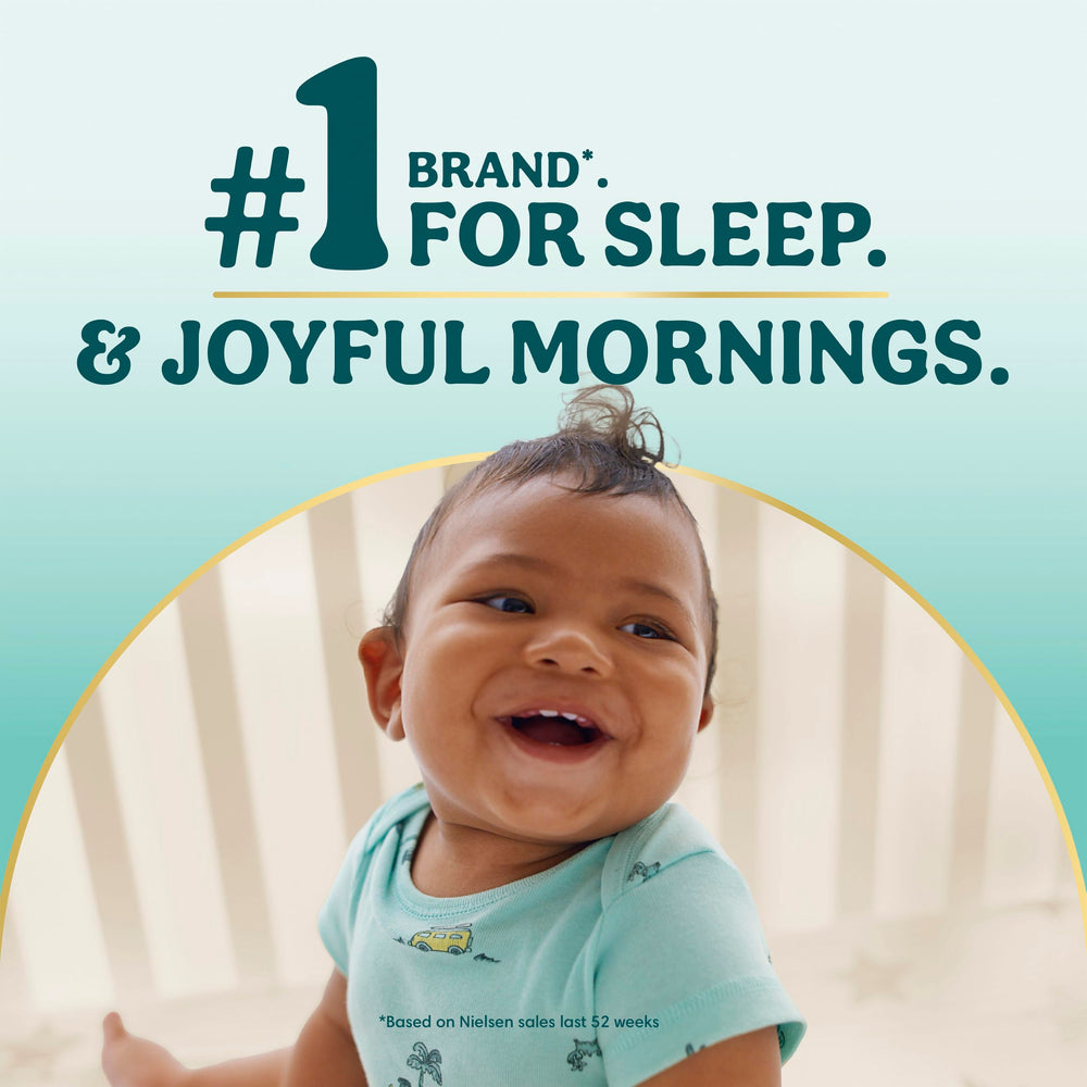 Nursery scene with Pampers Swaddlers conveying softness and gentle care