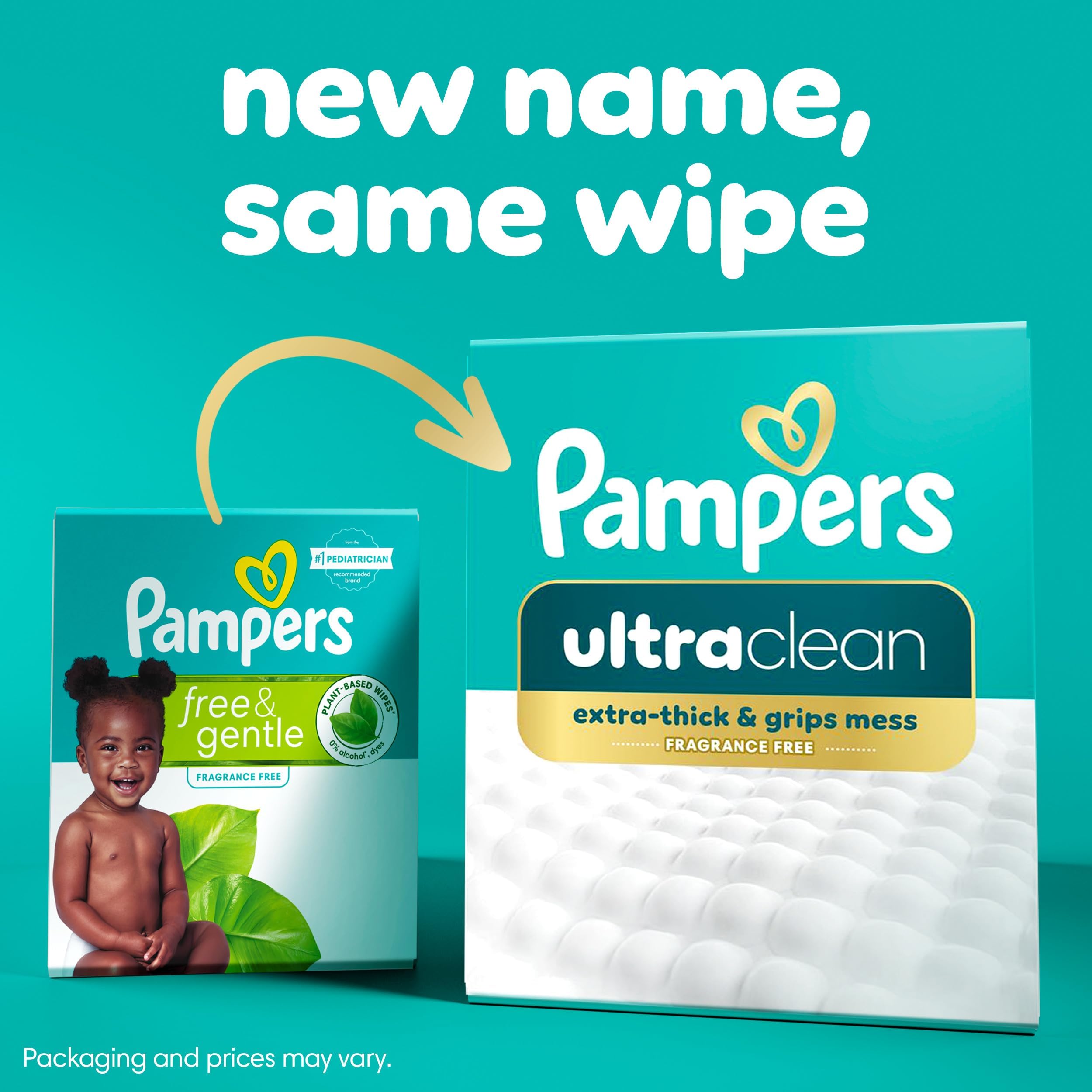 Pampers Ultraclean textura en primer plano, mayor agarre y limpieza