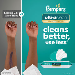 Pampers Ultraclean toallita extendida, resistente y suave al tacto