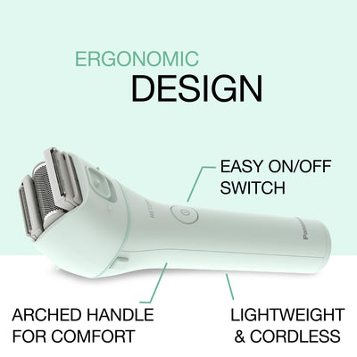 Panasonic agarre ergonómico, control cómodo incluso con manos mojadas