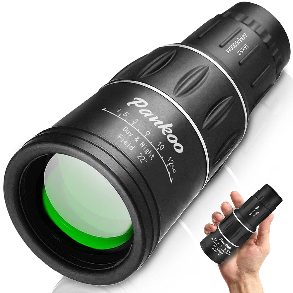 Pankoo front view showing packaging and monocular, highlights gift appeal