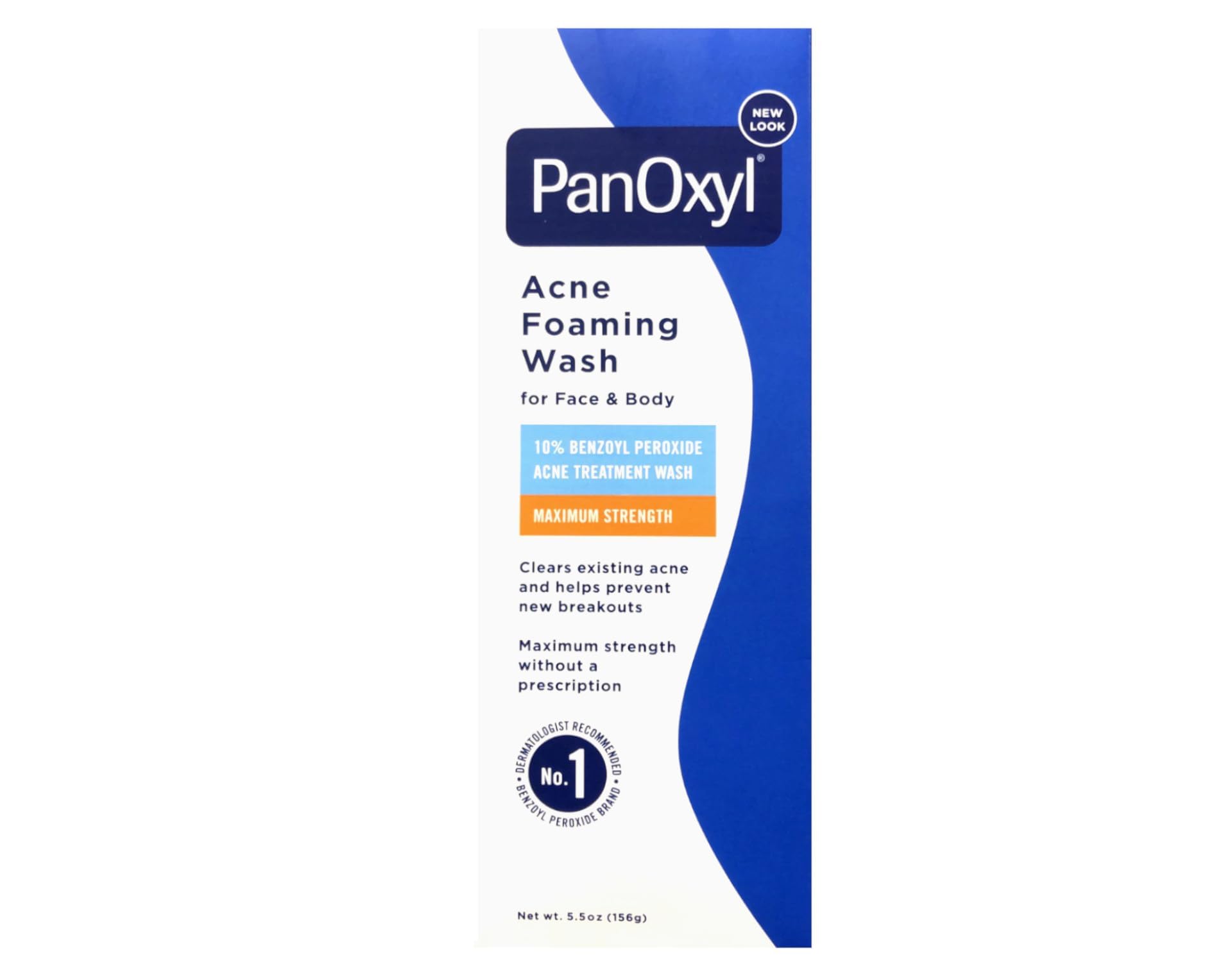 PanOxyl espuma densa en la mano que demuestra limpieza profunda y fácil aplicación