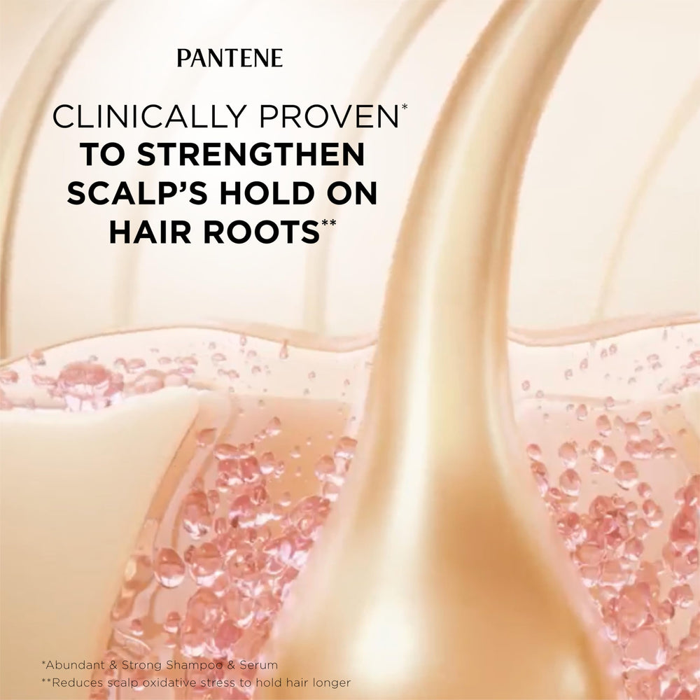 Pantene product sizes side-by-side for clear scale and usage guidance