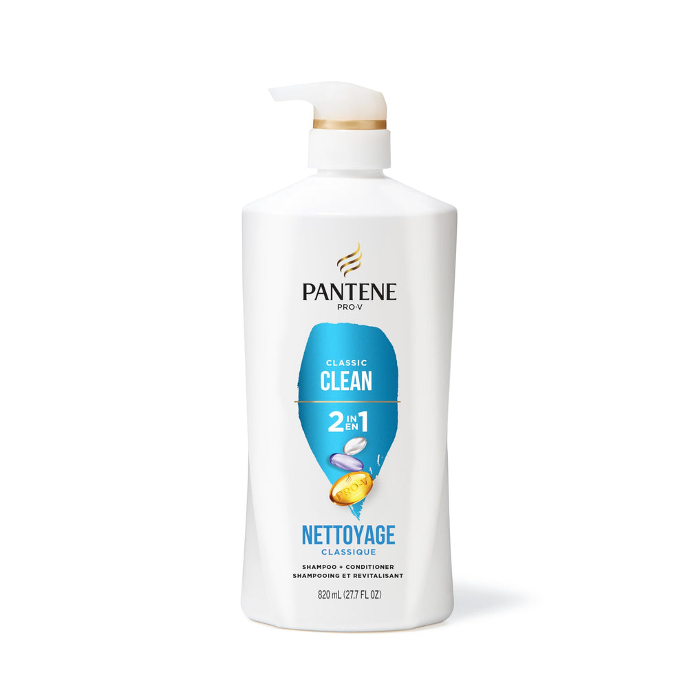 Pantene antes y después en cabello color-treated que realza color y suavidad