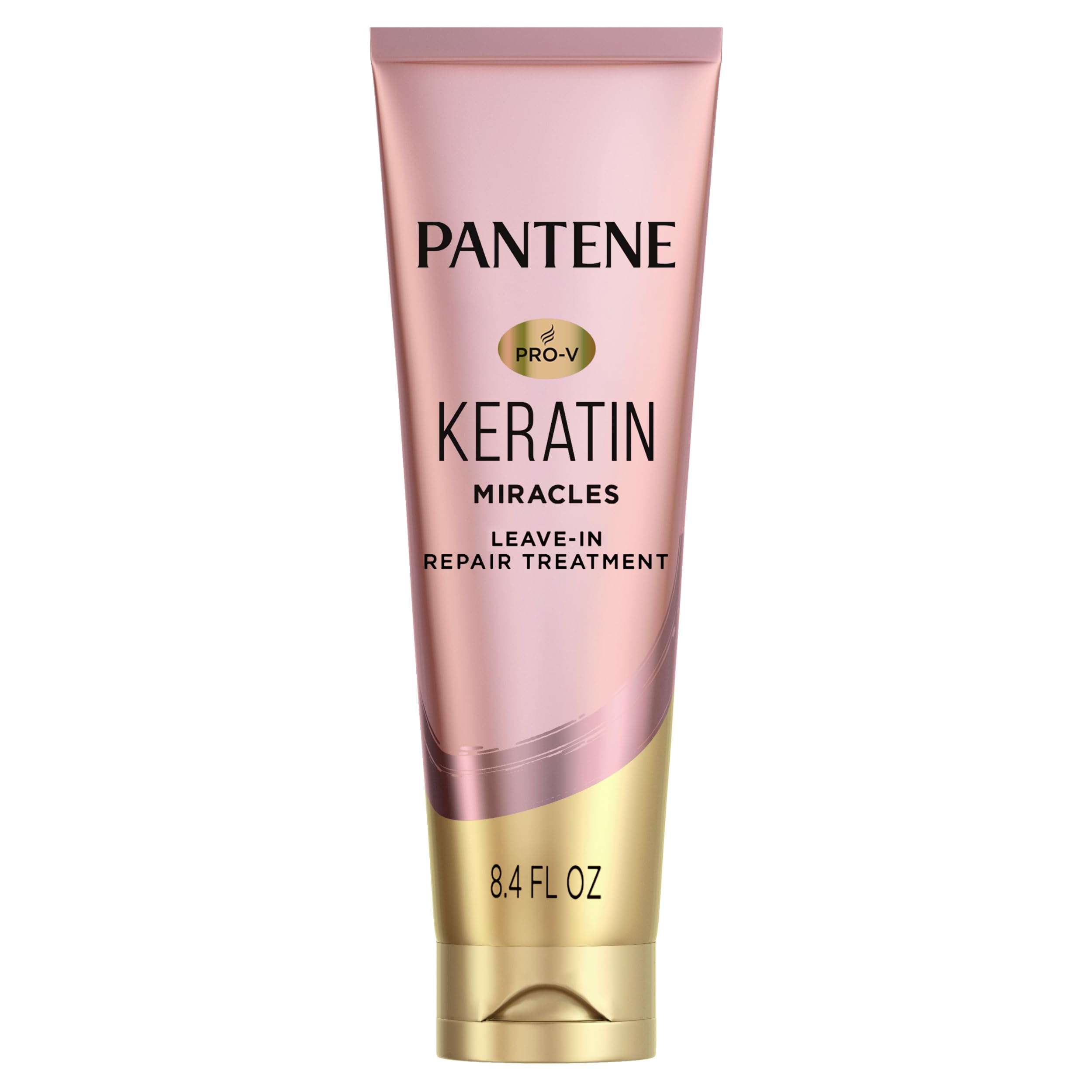 Pantene envase frontal mostrando la marca y beneficio de reparación