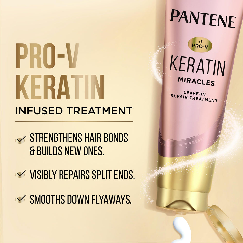 Textura ligera del acondicionador Pantene que facilita absorción rápida