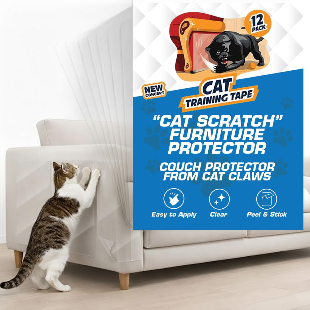 Panther Armor front packaging showing 12 sheets protecting furniture