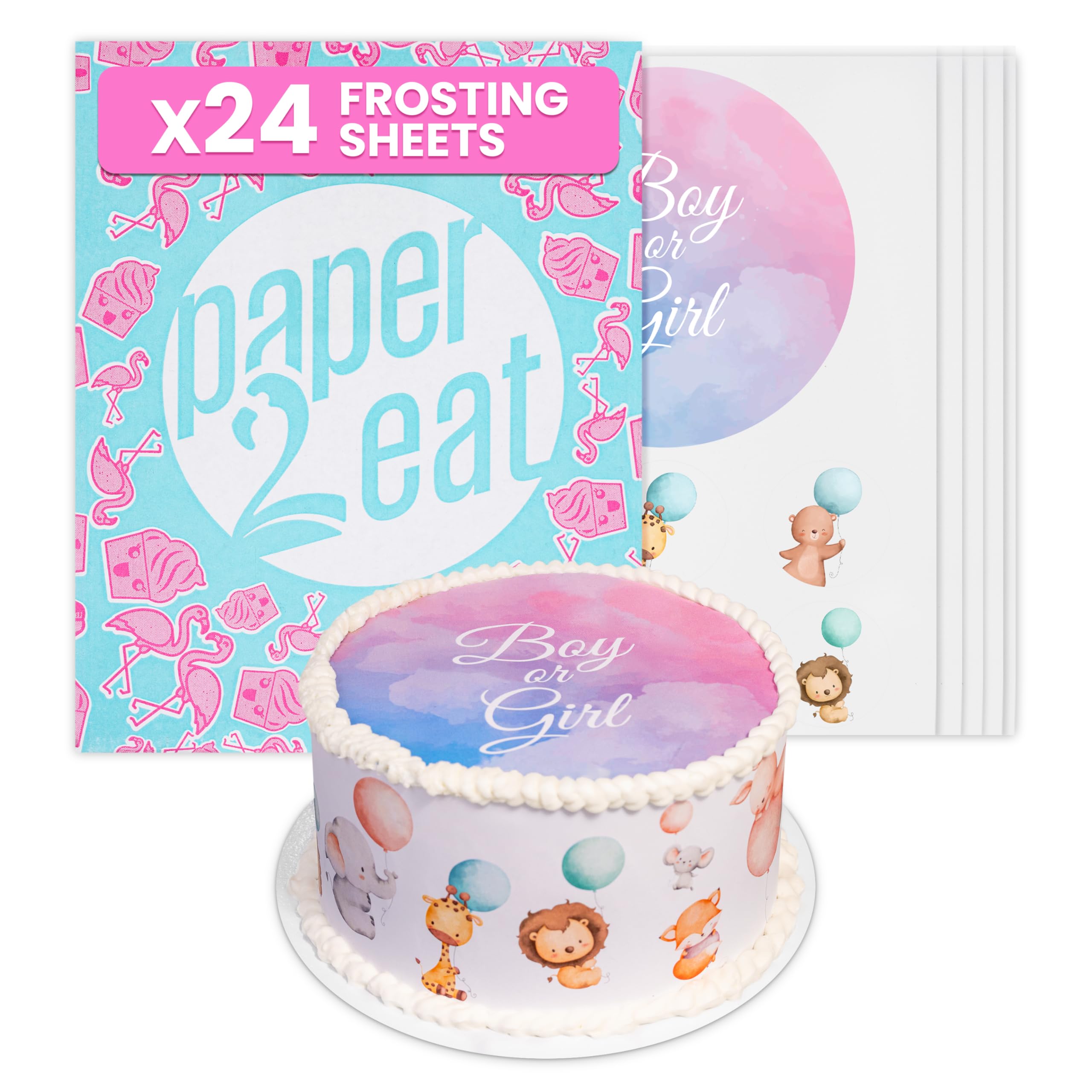 paper2eat empaque frontal mostrando 24 hojas y ventaja de cantidad