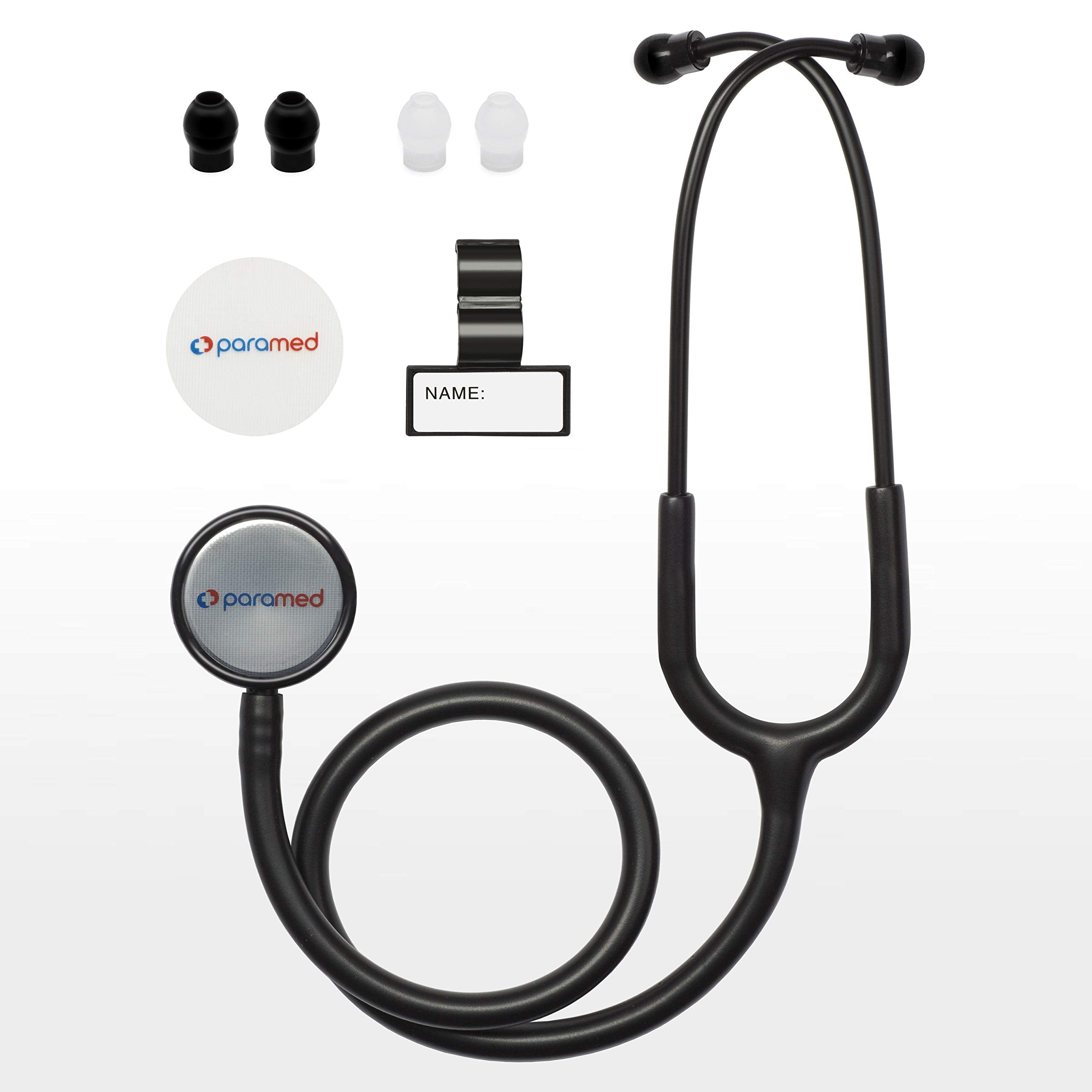 Paramed chestpiece closeup highlighting 360-degree rotation for exam flexibility