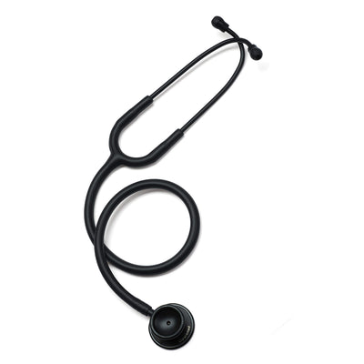 Paramed stethoscope front view showing full assembly and ready-to-use benefit