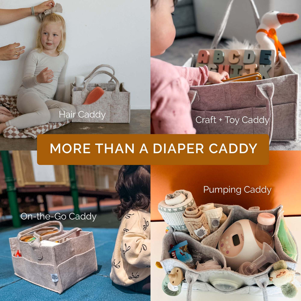 Parker Baby Co insert removible convierte caddy en cesta multiuso
