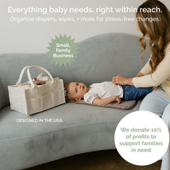 Parker Baby Co textura de fieltro suave y duradera para protección