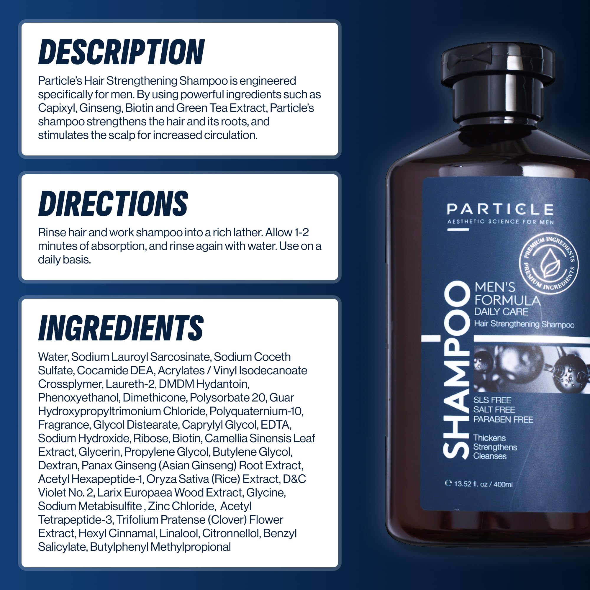 Particle ambientado en baño con otros productos para rutina diaria