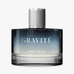 Particle Gravité frasco frontal mostrando diseño moderno y fácil uso
