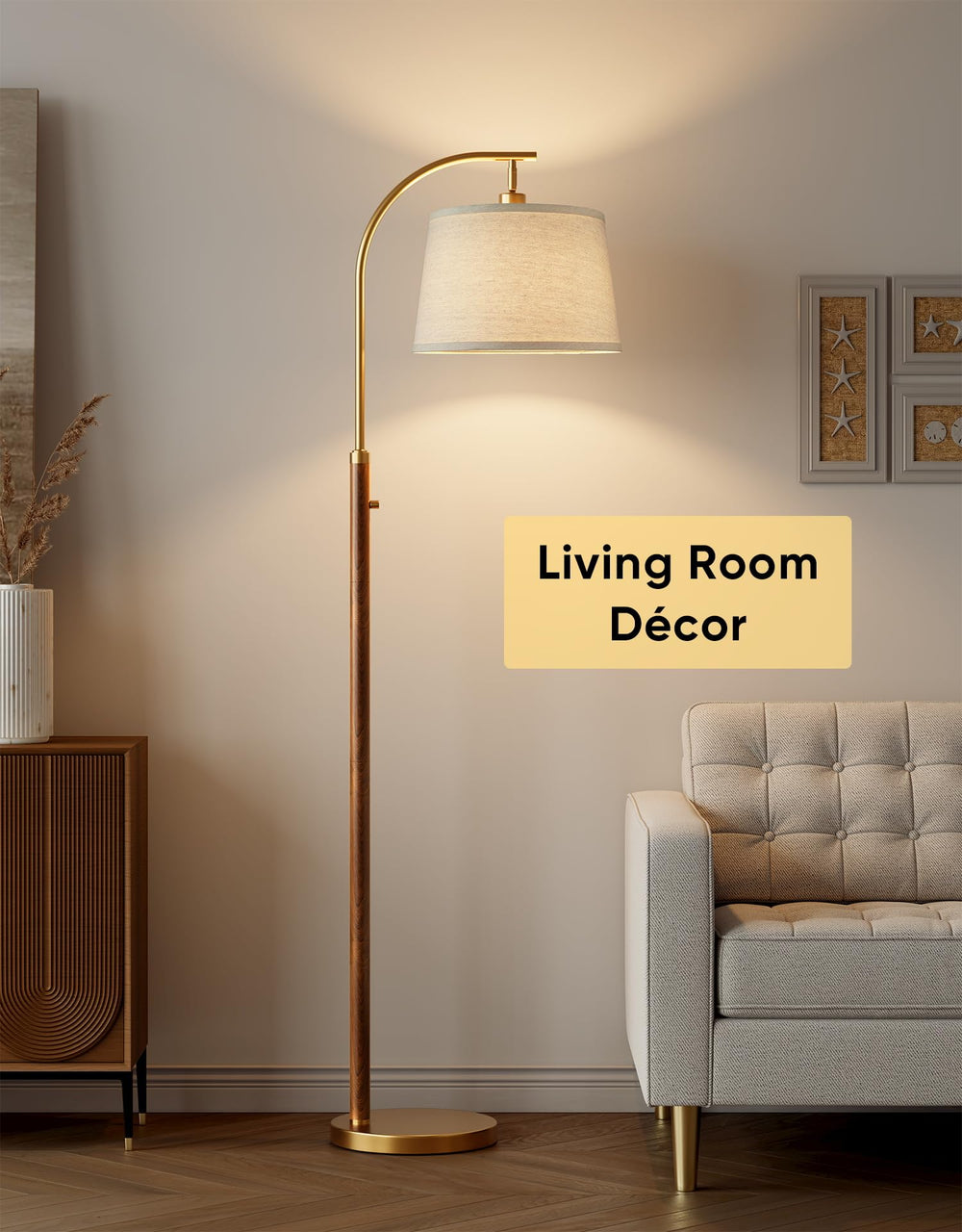 PARTPHONER LED bulb and dimmer knob close-up enabling instant brightening and smooth dimming