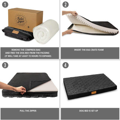 Patas Lague funda desmontable con cremallera lista para lavar, fácil limpieza