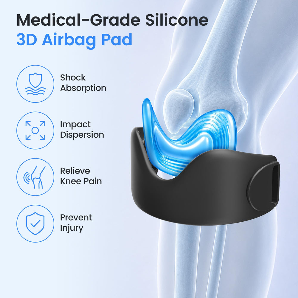 Patella Stryde detalle de las correas ajustables para presión precisa y control